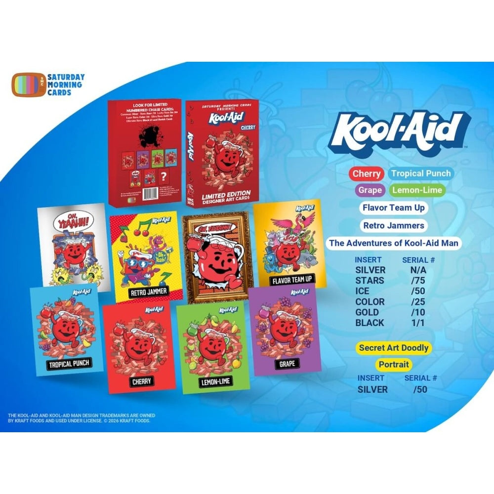 2026 Saturday Morning Cards: Kool Aid Hobby Trading Cards