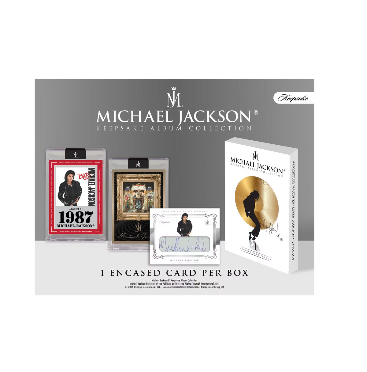 2026 Keepsake Michael Jackson Album Collection Spotlight Series Hobby Box