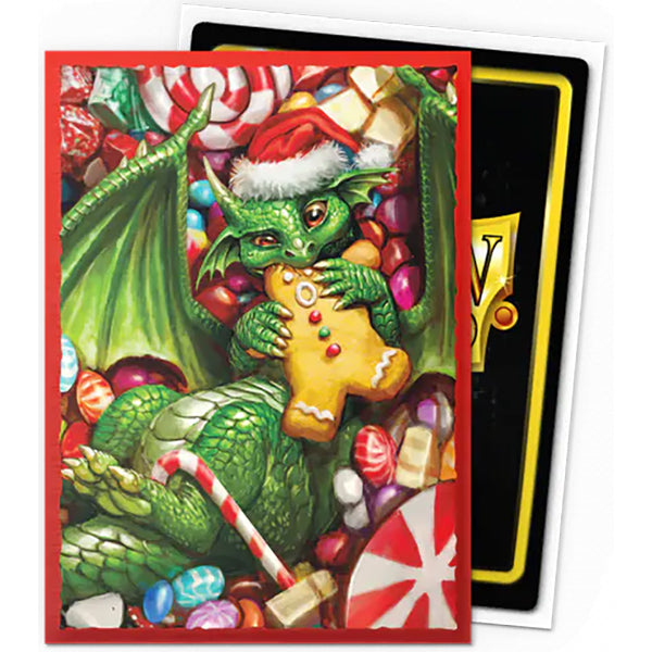 Dragon Shield Sleeves: Standard- Brushed 'Christmas 2024' Art, Limited Edition (100 ct.)