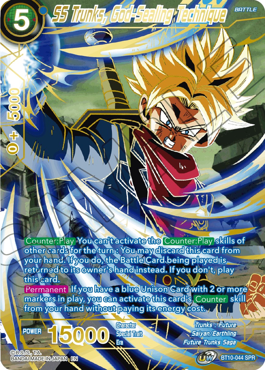 SS Trunks, God-Sealing Technique (SPR)