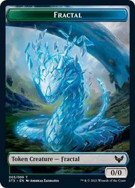 Fractal (3) // Pest (5) Double-sided Token