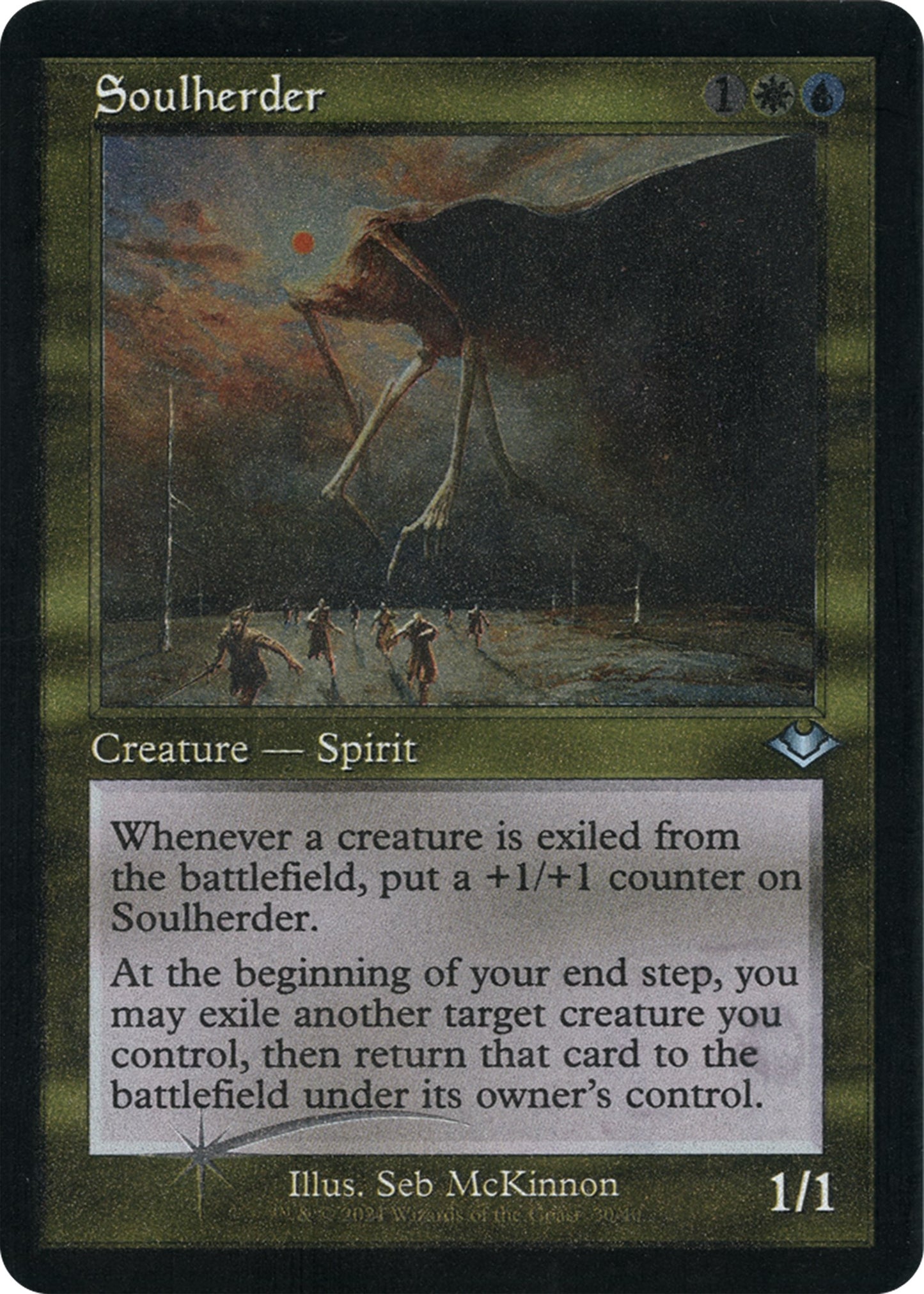 Soulherder (Retro Frame) (Foil Etched)
