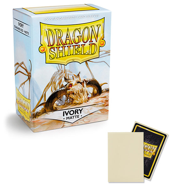 Dragon Shield Sleeves: Standard- Matte Ivory (100 ct.)