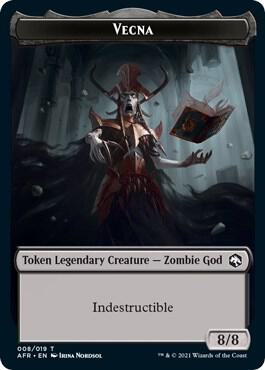 Treasure // Vecna Double-Sided Token (Back)