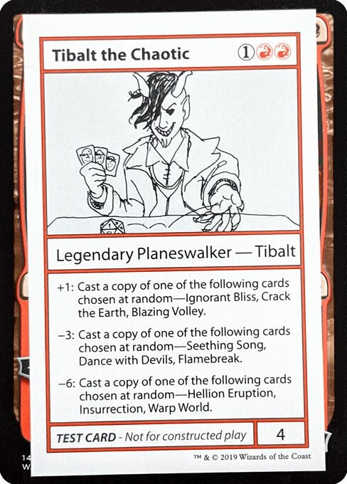 Tibalt the Chaotic (No PW Symbol)