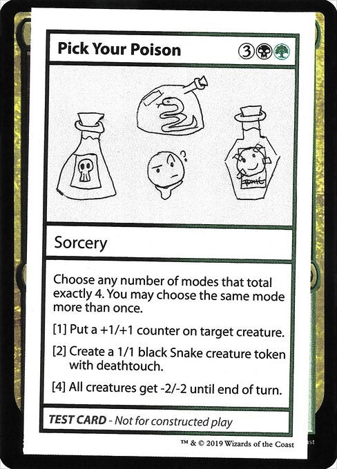 Pick Your Poison (No PW Symbol)