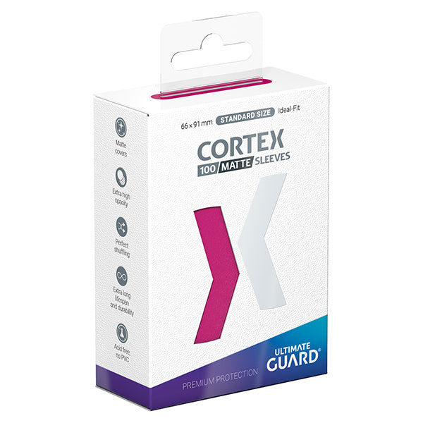 Card Sleeves: Cortex Standard Size- Matte Pink (100 ct.)