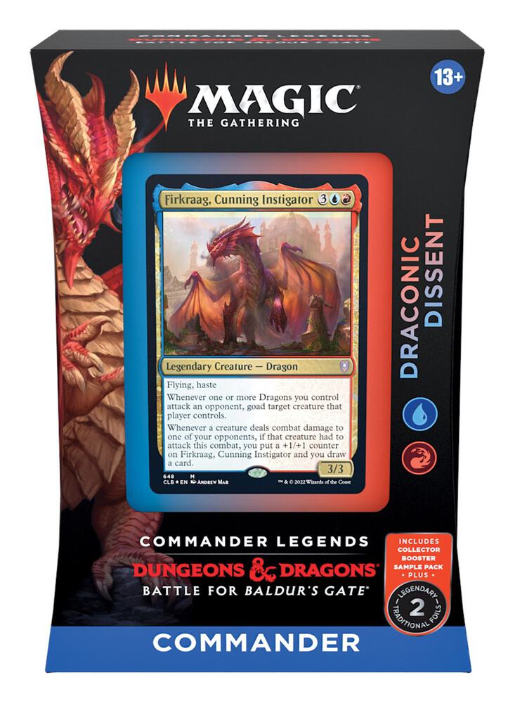 MTG Commander Legends: Battle for Baldur's Gate - Draconic Dissent Commander Deck