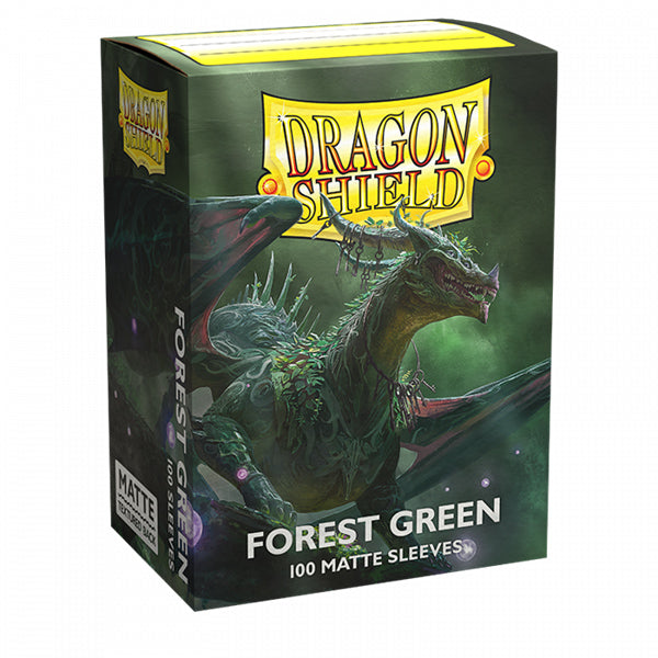 Dragon Shield Sleeves: Standard- Matte Forest Green (100 ct.)