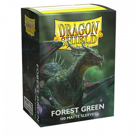 Dragon Shield Sleeves: Standard- Matte Forest Green (100 ct.)