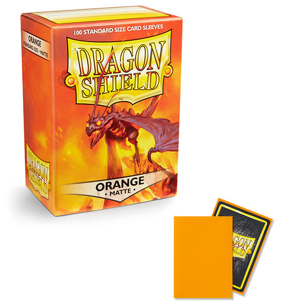 Dragon Shield Sleeves: Standard- Matte Orange (100 ct.)