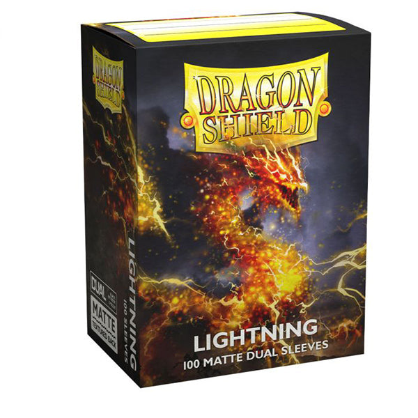 Dragon Shield Sleeves: Standard DUAL- Matte Lightning 'Ailia' (100 ct.)