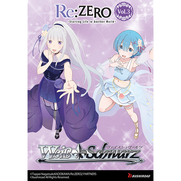 Weiss Schwarz: Re:ZERO Starting Life in Another World Vol.3 Booster Box