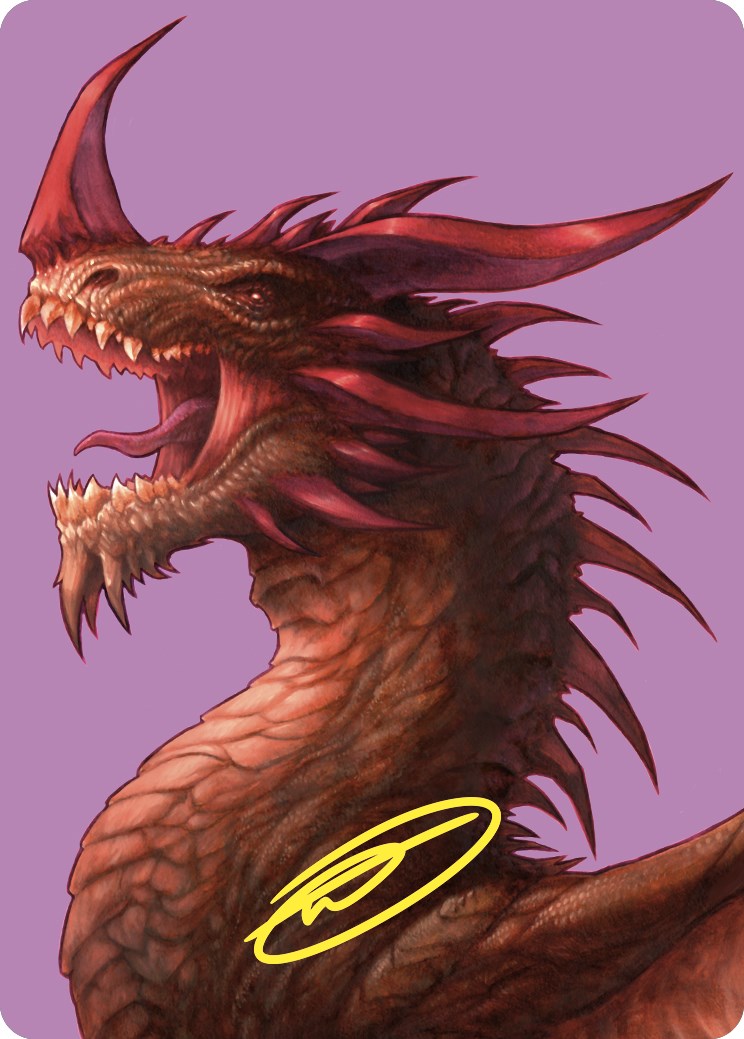The Ur-Dragon Art Card (Gold-Stamped Signature)