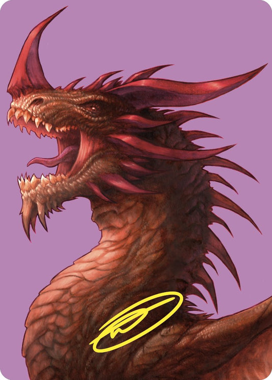 The Ur-Dragon Art Card (Gold-Stamped Signature)