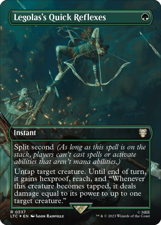 Legolas's Quick Reflexes (Borderless) (Surge Foil)