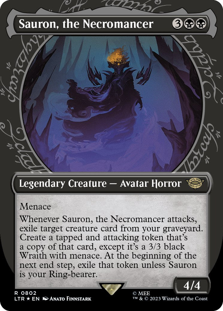 Sauron, the Necromancer (Showcase) (Surge Foil)
