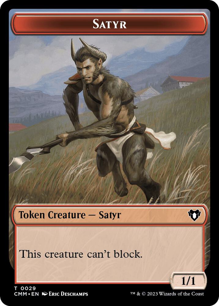 Eldrazi Spawn // Satyr Double-Sided Token (Back)