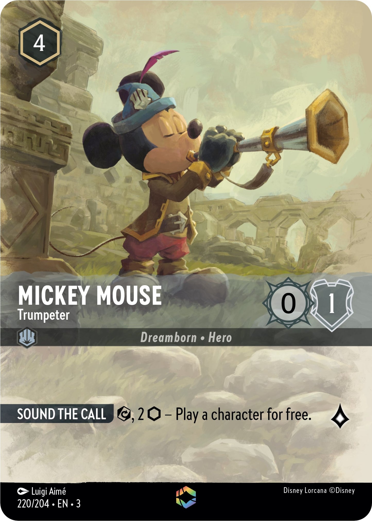 Mickey Mouse - Trumpeter (Enchanted)