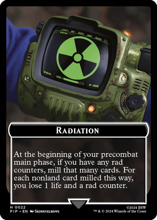 Radiation // Zombie Mutant Double-Sided Token