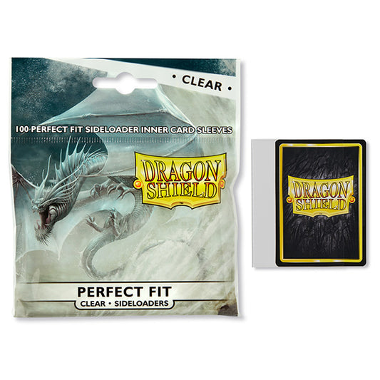 Dragon Shield Sleeves: Perfect Fit Sideloaders- Clear (100 ct. In bag)