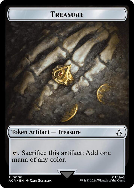 Assassin // Treasure Double-Sided Token (Back)