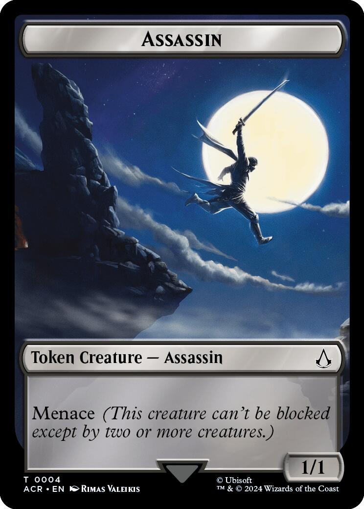 Assassin // Shapeshifter Double-Sided Token