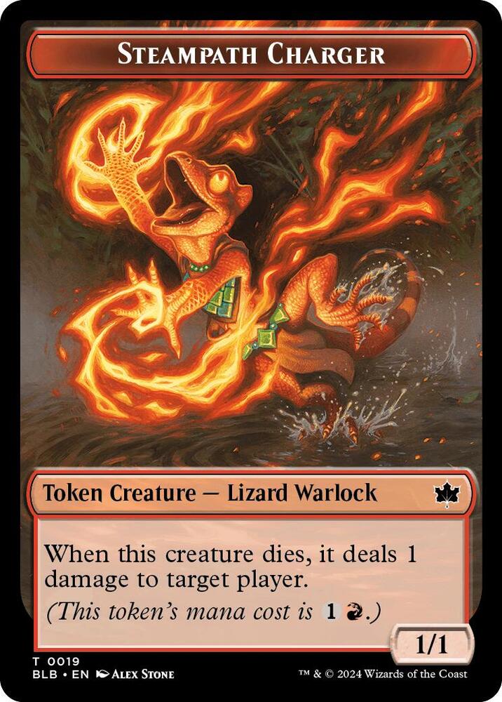 Treasure // Steampath Charger Double-Sided Token (Back)