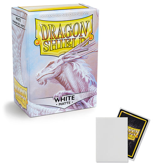 Dragon Shield Sleeves: Standard- Matte White (100 ct.)