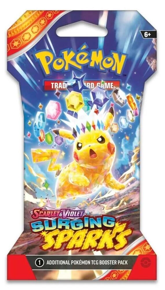 Pokemon Surging Sparks Sleeved Booster Pack - SV08