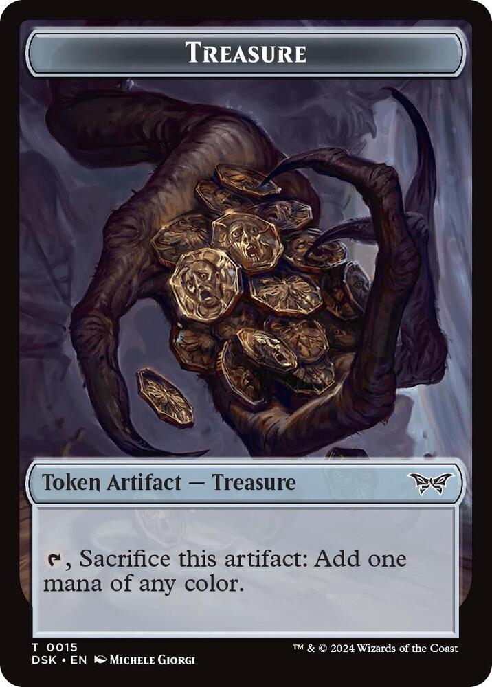 Shard // Treasure Double-Sided Token (Back)