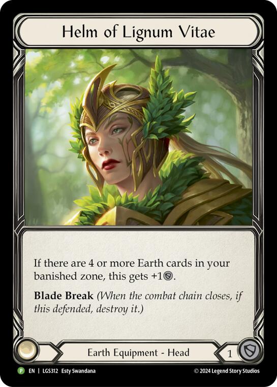 Helm of Lignum Vitae - LGS312