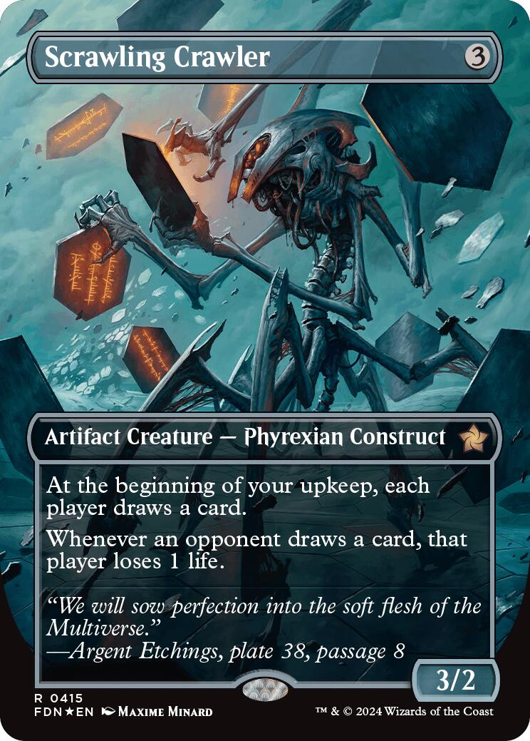 Scrawling Crawler (Borderless) (Mana Foil)