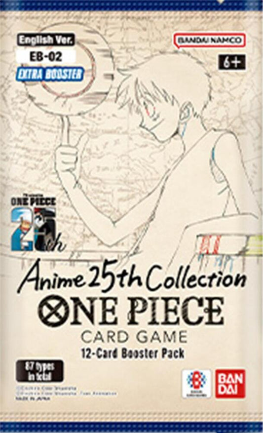 One Piece Extra Booster: Anime 25th Collection Booster Pack