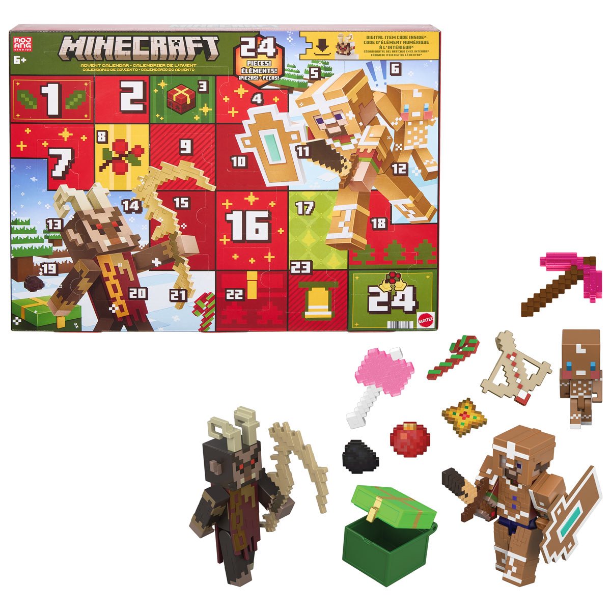 Advent Calendar: Minecraft 3.25"