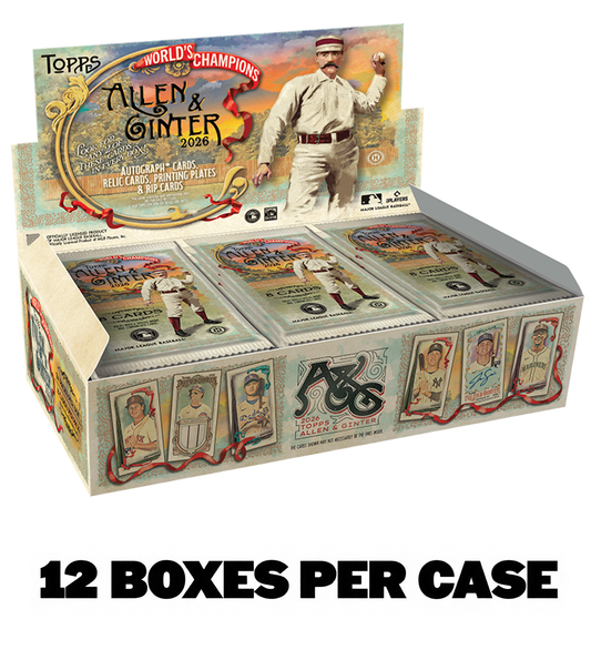 2026 Topps Allen & Ginter Baseball Hobby Box Sealed Case of 12