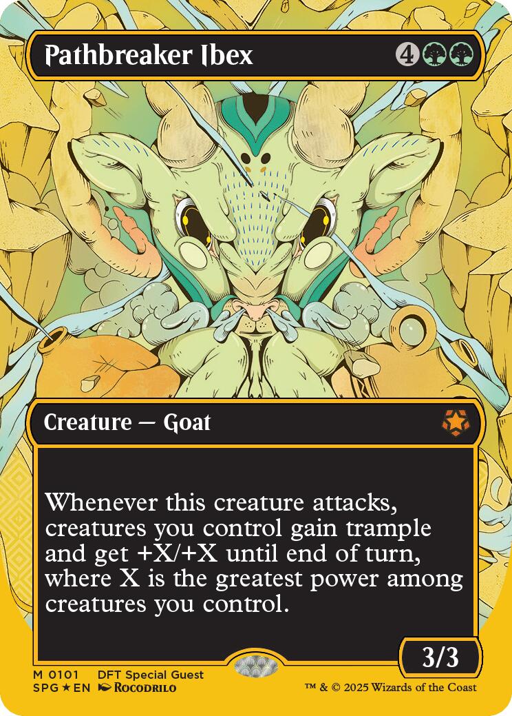 Pathbreaker Ibex (Borderless) (First-Place Foil)