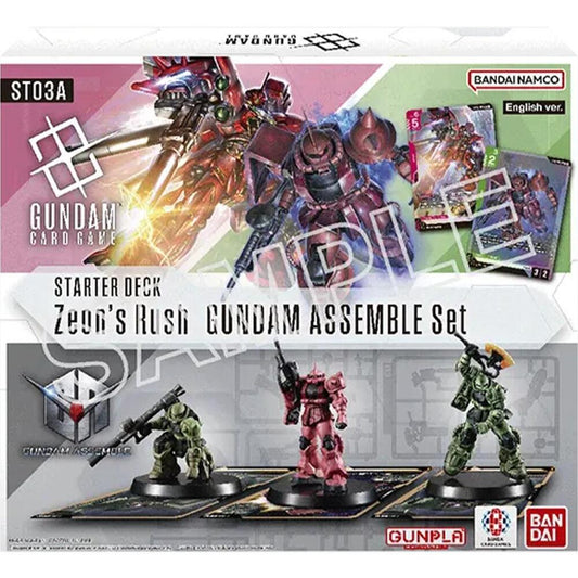 Gundam TCG: Zeon's Rush - Gundam Assemble Starter Set