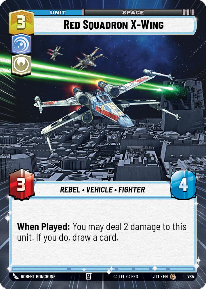 Red Squadron X-Wing (Hyperspace Foil)