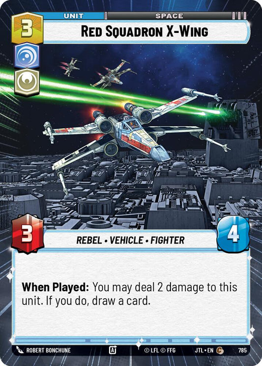 Red Squadron X-Wing (Hyperspace Foil)