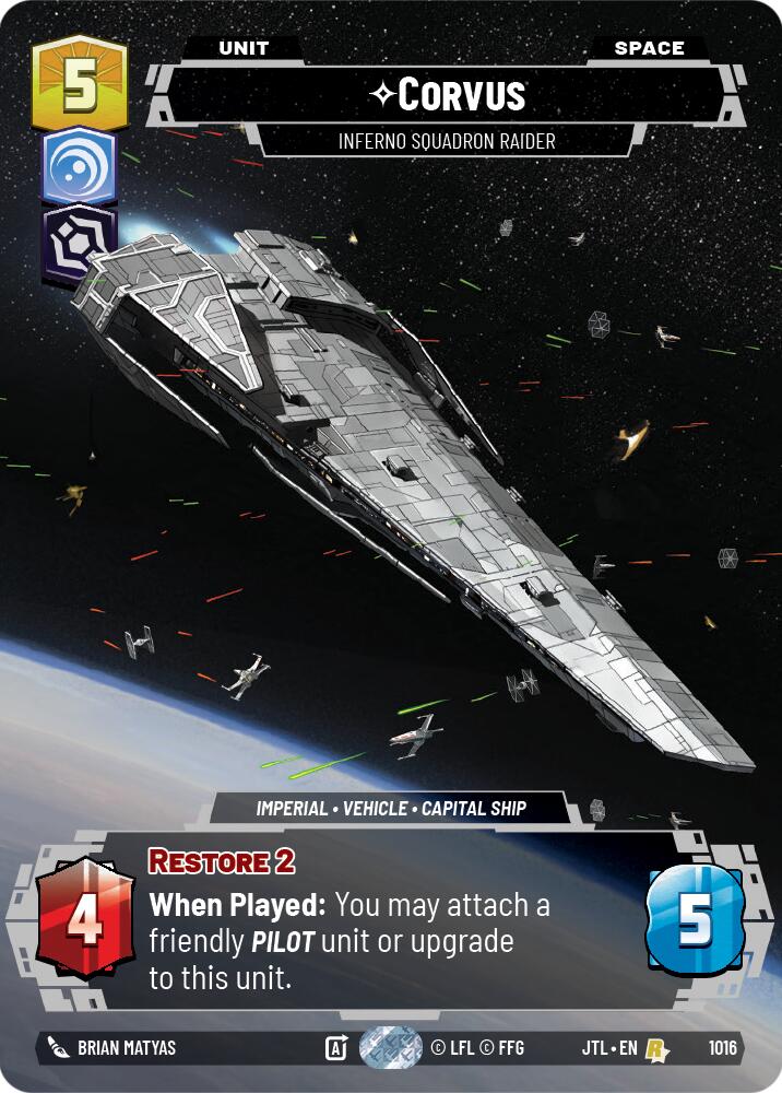 Corvus - Inferno Squadron Raider (Prestige)