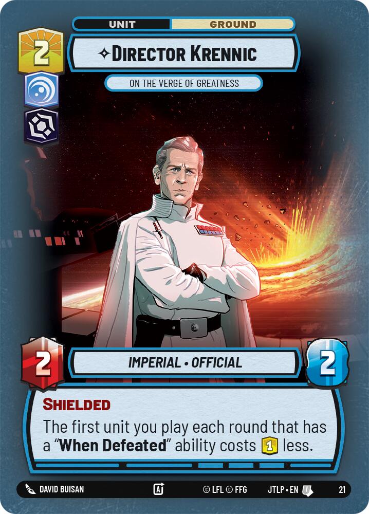 Director Krennic - On the Verge of Greatness (Foil)
