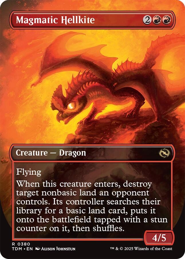 Magmatic Hellkite (Borderless) (Back)