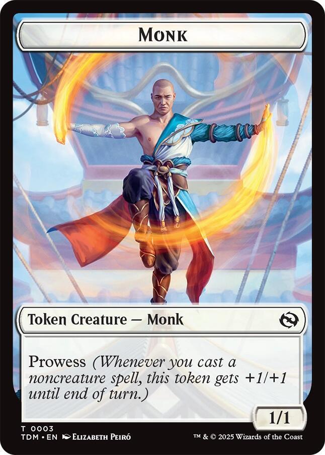 Copy // Monk Double-Sided Token (Back)