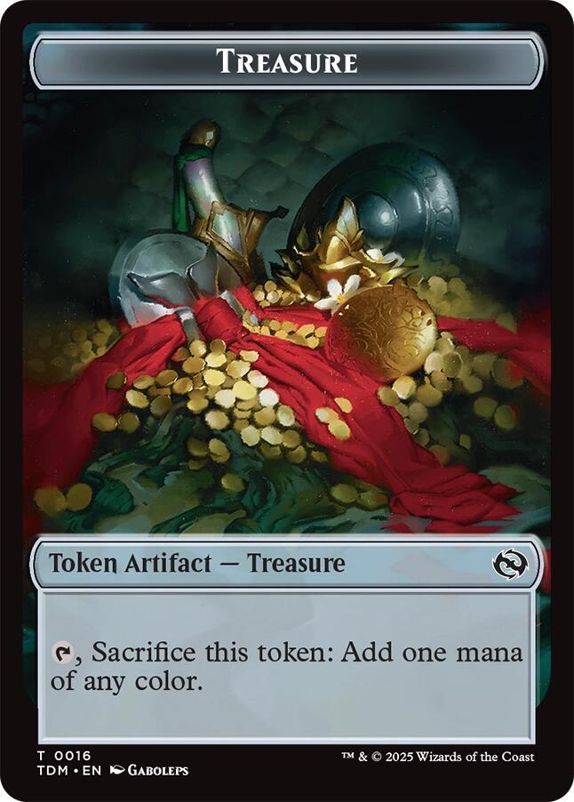 Elephant // Treasure  Double-Sided Token (Back)