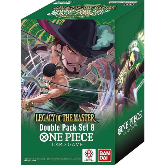 One Piece: Double Pack Set Vol. 8 Display - Legacy of the Master (OP12)