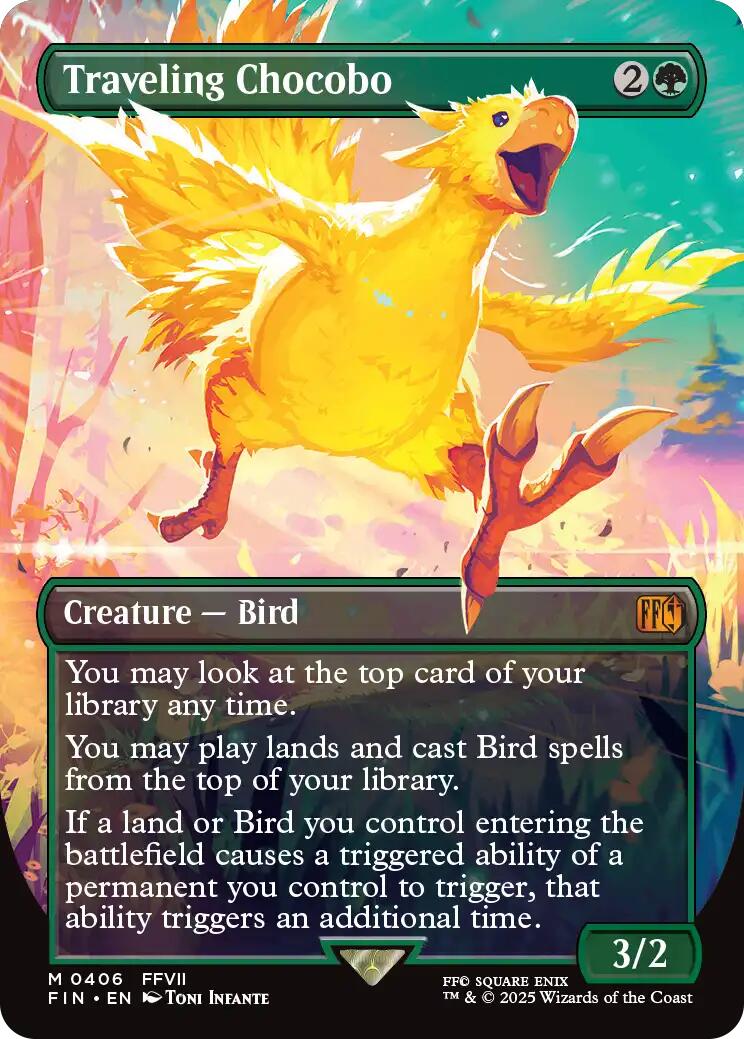 Traveling Chocobo (Borderless)