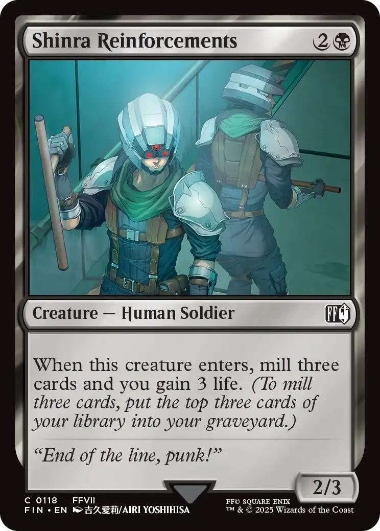 Shinra Reinforcements