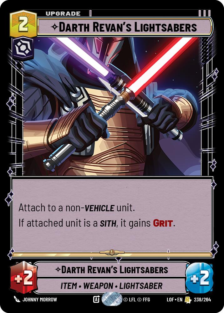 Darth Revan's Lightsabers