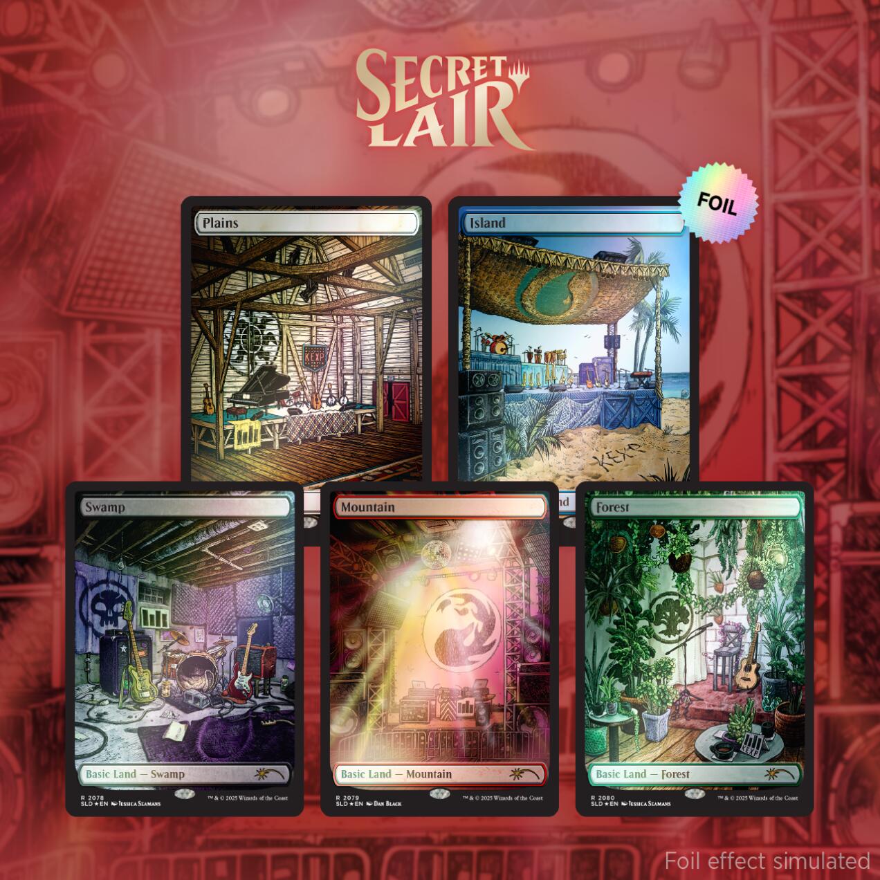 Secret Lair Drop: KEXP: Where the Music Matters - Rainbow Foil Edition